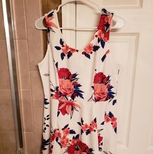 K Jordan cream floral dress L